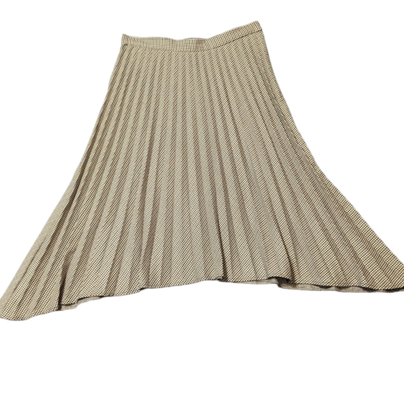 DKNY Pleated Houndstooth Skirt - Picture 2 of 7